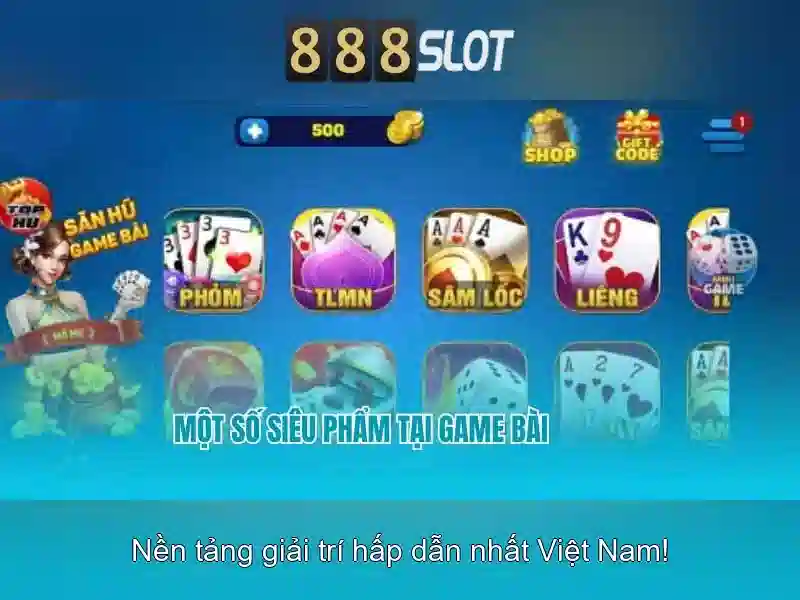 888slot - Trò chơi slot trực tuyến nổi bật